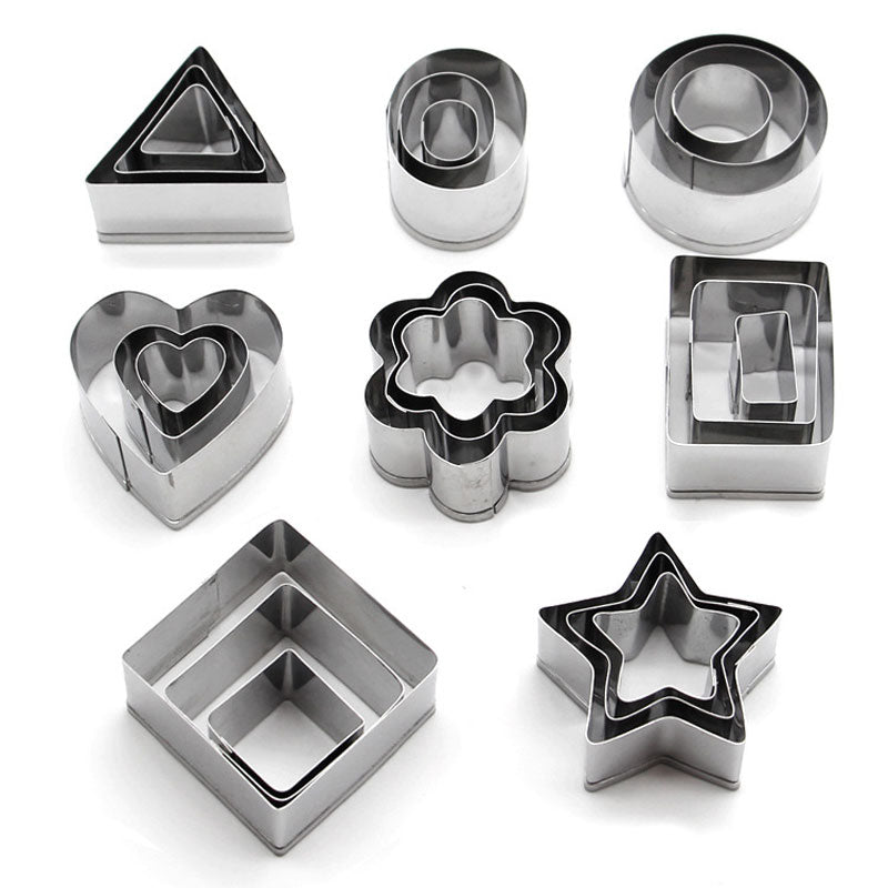 Plovera Stainless Steel Cookie Cutter Set