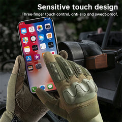 Plovera Men’s Full-Finger Tactical Gloves