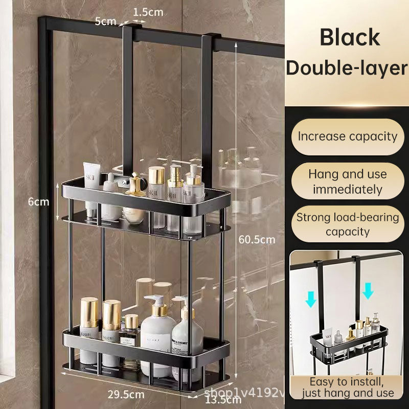 Plovera 2-Tier Over Door Shower Caddy