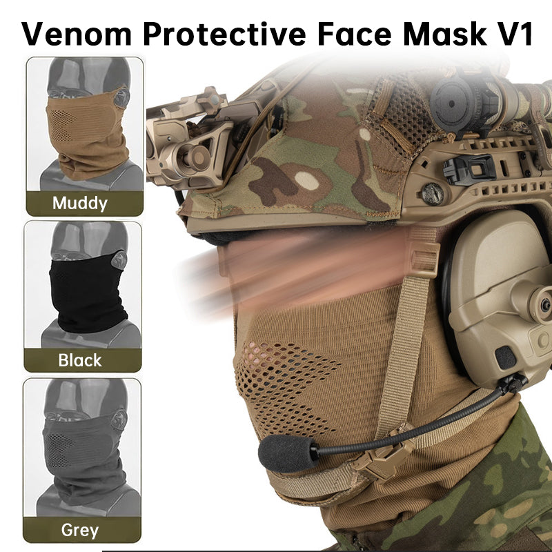 Plovera Venom V1 Steel Mesh Airsoft Mask