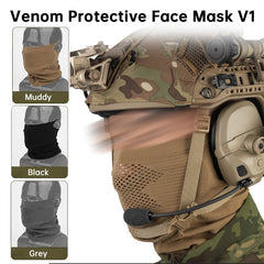 Plovera Venom V1 Steel Mesh Airsoft Mask