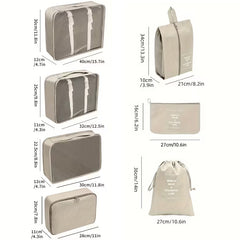 Plovera 7PCS Travel Packing Cube Set