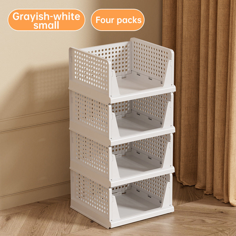 Plovera 4-Pack Foldable Closet Organizer Bins