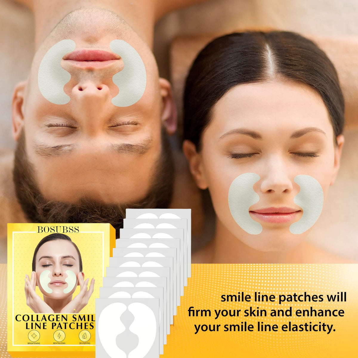Plovera 10 Pcs Transparent Face Mask Stickers